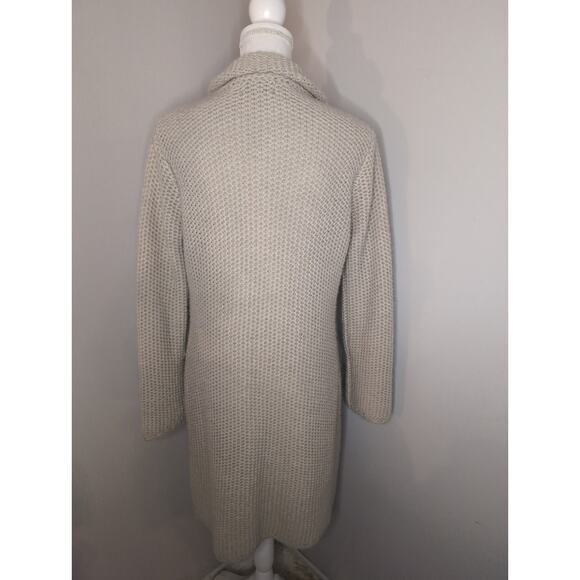 Made in Italy Bianca chunky oversized sweater knit cardigan M - Picture 4 of 8
